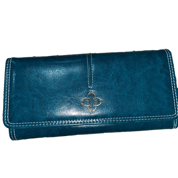 Teal Leather Wallet - Picture 4 of 4